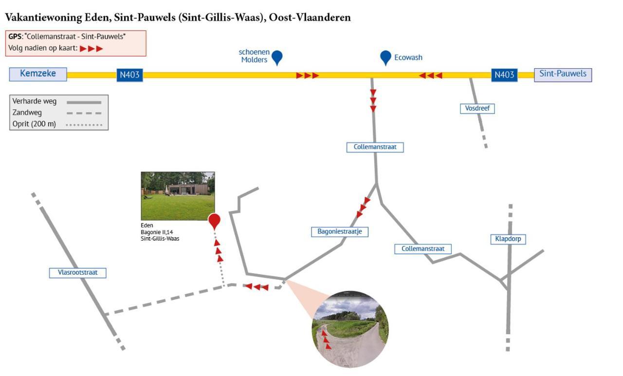 Eden Villa Sint-Pauwels Eksteriør billede